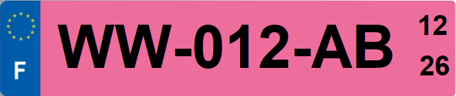 Plaque WW provisoire